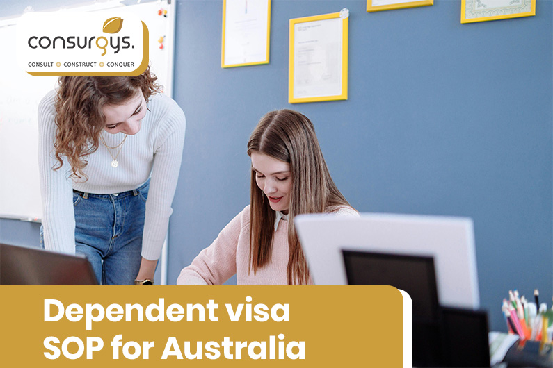 Dependent visa SOP for Australia